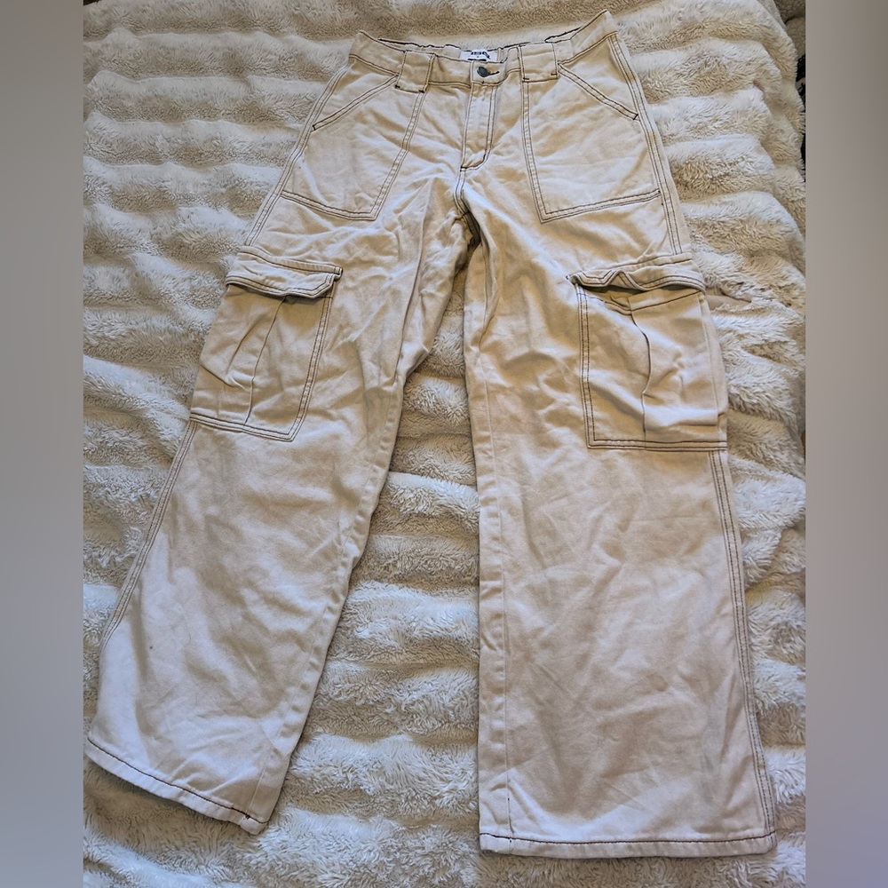 RSQ Light Tan Cargo Pants